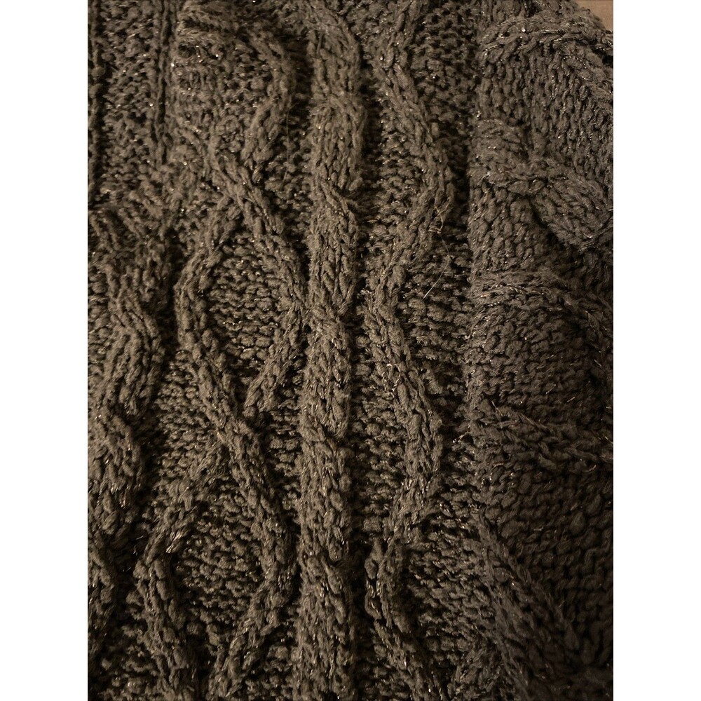 Womens Chico's Short‎ sleeve Cardigan Brown size 2  As is - Picture 4 of 4